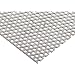 Hot Rolled Steel A36 Perforated Sheet, Staggered 0.25" Round Perfs, 0.375" Center Spacing, 0.1875" Thick, 12" Width, 12" Length