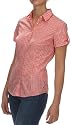 Tommy Hilfiger PETRA CHK SS 1M80125587 Damen Blusen, Gr. 38, Orange (NEW BOTANICAL ORANGE-EUR 900)