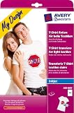 Produkt-Bild: Avery Zweckform MD1001 T-Shirt Folie f&uuml;r helle Textilien DIN A4 Inhalt 5 Blatt