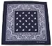 Bandana, navyblau-weiß, Gr. 55 x 55 cm, Baumwolle