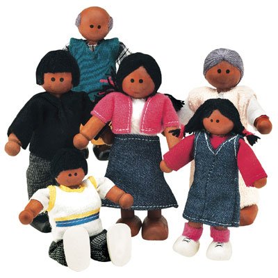Childrens Toyshop  Toys : African-American Doll Family