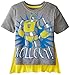 Transformers Little Boys' Bumblebee Roll Out Cape T-Shirt, Grey/Yellow, 4