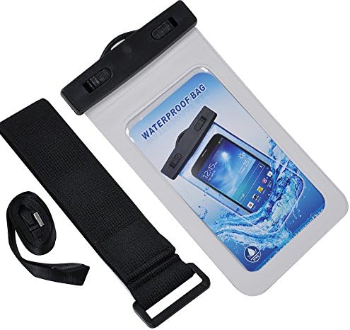 Toptele White Color High Quality Silicon&ABS Waterproof Underwater Phone Carrying Cases Pouchs for iphone 4s 5s and Smasung Galaxy s3 s4 (White)