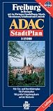 ADAC StadtPlan Freiburg i. Br., GPS-genau: Mit Au, Ebringen, Gundelfingen, Merzhausen, Schallstadt und Umkirch. Mit City- und Durchfahrtsplan. Mit Rad- ... Postleitzahlen. Mit gro�er Umgebungskarte - 