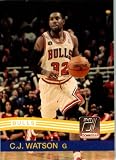 2010 / 2011 Donruss # 41 C.J. Watson Chicago Bulls NBA Trading Card- In Protective Screwdown Case!