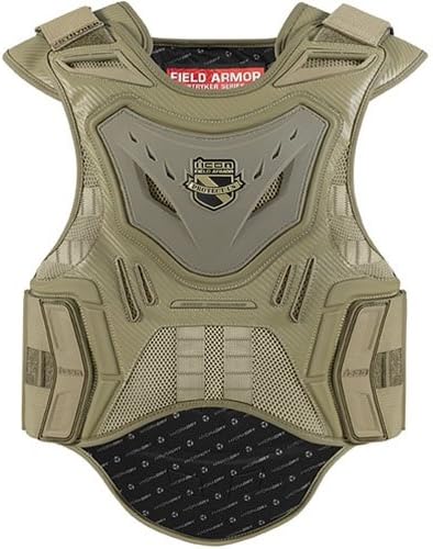 Icon Stryker Battlescar Vest Men's Field Armor On-Road Motorcycle Body Armor - Large/X-Large