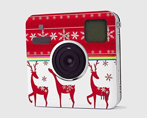 MyPolaroid@ [socialmatic case][POLAROID SOCIALMATIC CASE] MYPOLAROID [Perfect fit][new]Front Plate CASE for Polaroid Socialmatic Camera-- christmas moose