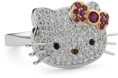 Hello Kitty by Kimora Lee Simmons GemStone “Simply Kitty” Ring, Size 7