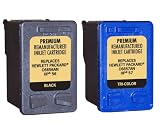 Office 66 Remanufactured Replacement for HP 56 (C6656AN) Black and HP 57 (C6657AN) Color 2-Pack (Combo) Inkjet Cartridge