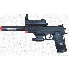 P228f Sti Edge Style Airsoft Pistol with Scope Laser