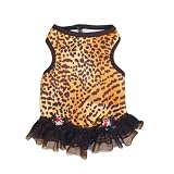 Dolce Vita Leopard Dog Dress - M (8-10 lbs.)