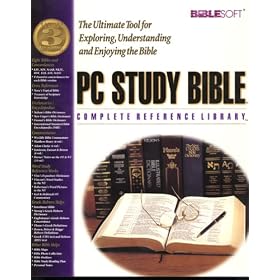 PC Study Bible Complete Reference Library 3.0 by Biblesoft
