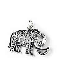 Filigree Elephant Pendant