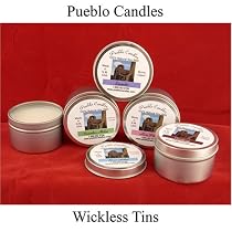 Love Spell Highly Scented Soy Wax Wickless Candle, By Pueblo Candles. "One" 6oz Metal Tin.