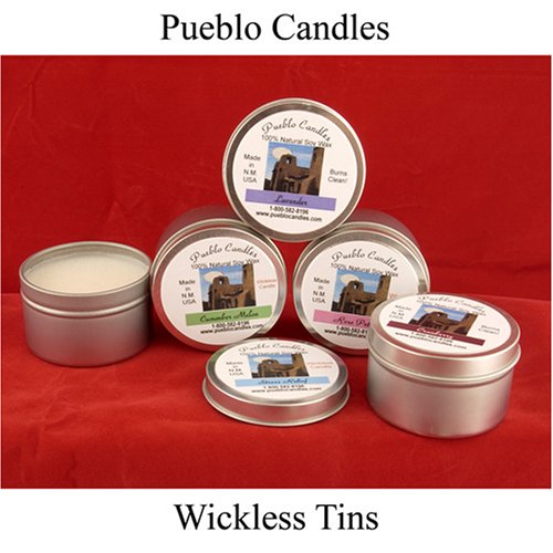 Love Spell Highly Scented Soy Wax Wickless Candle, By Pueblo Candles. "One" 6oz Metal Tin.