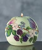 Ne Qwa Art Berries and Butterflies Tea Light Brubaker