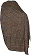 Large Shawl Wool Jacquard Design Yoga Accessory 106 x 55 inches