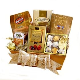 All is Golden Gourmet Snack Food Gift Basket – Great Christmas Holiday Gift Idea