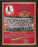 1982 St. Louis Cardinals Major League Baseball World Series Championship 13x16 Plaque