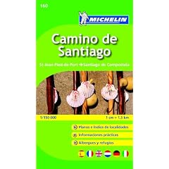 Carte ZOOM Camino de Santiago