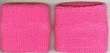Wristbands Pair Neon Pink