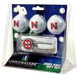 Nebraska Cornhuskers NCAA 3 Ball Gift Pack w/ Kool Tool