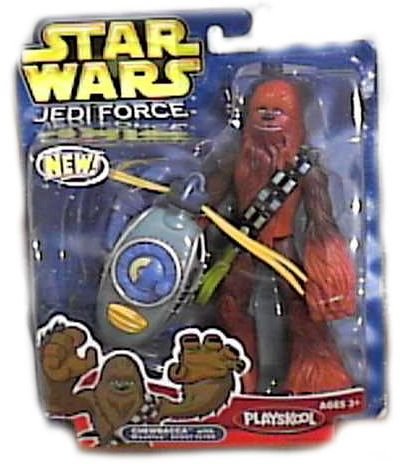 51YBKBRV03L Star Wars Jedi Force Chewbacca Action Figure with Wookiee Scout Flyer