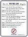 Sports : Blechschild Al Bundy Die 10 NO MA`AM Regeln