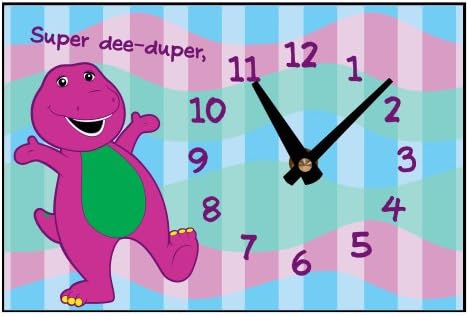 PBS KIDS Barney Super Dee-Duper Desk Clock