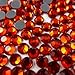 NEW ThreadNanny CZECH Quality 10gross (1440pcs) HotFix Rhinestones Crystals - 3mm/10ss, Hyacinth (Dark Orange) Color