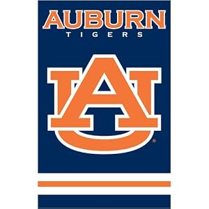 Auburn Tigers Applique Banner Flag by 