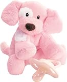 Spunky Puppy Baby Rattle (Color Varies), Pink