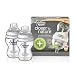 Tommee Tippee Closer to Nature Anti-Colic 260ml BPA-free Feeding Bottles (2-Pack)