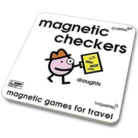 Magnetic Checkers Travel Game by GoPlay Creative Ventures