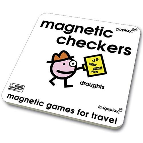 51YBQV78pTL Magnetic Checkers Travel Game