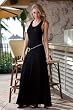 Long Black Tank Style Dress