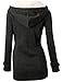 Womens Wool Blended Classic Pea Coat Jacket Black Medium