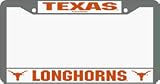 Texas Longhorns Chrome License Plate Frame