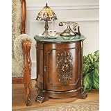 Tambour Manor Drum Accent Table