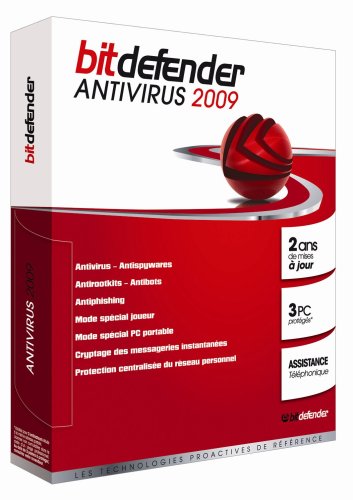 BitDefender Antivirus 2009 (3 Postes, 2 Ans)