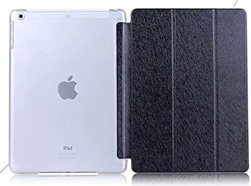 Kansang BLACK Luxury Silk Pattern Ultra Slim PU Leather Smart Cover Case for Apple iPad Mini 1 ipad Mini 2 iPad mini 3 Retina 7.9 inch Display with 1xScreen Protector and 1x Pen