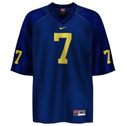 Nike Michigan Wolverines #7 Navy Youth Replica Football Jersey