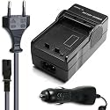 Battery Charger for Canon PowerShot SD1100 IS Digital ELPH digital camera/camcorder + UK Safe Plug & Car Travel Adapter