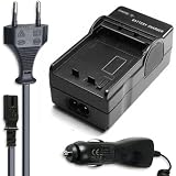 Battery Charger for Kyocera Finecam S30 digital camera/camcorder + UK Safe Plug & Car Travel Adapter