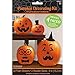 Pumpkin Decorating Kit - Makes 4 Jack-o-lantern Faces (Includes 24 Foam Stickers & 2 Wooden Sticks)