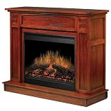 51YBarV pbL. SL160  Dimplex Ashfield Electric Fireplace with 30 Inch Self trimming Firebox and Purifire Air Treatment System, Oak, DFP30 MO1031