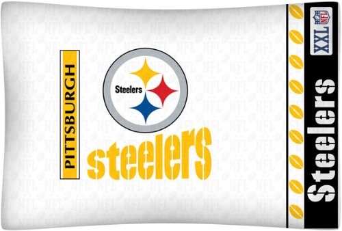 NFL Pittsburgh Steelers Micro Fiber Pillow Case Logo