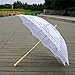 STARSIDE White Beige Parasol Wedding Lace Umbrella