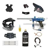 Paintball 32 Degrees Icon Z Ultimate Protection BLUE Marker Set with E-Loader and REMOTE