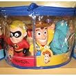 Disney Pixar Toy Story The Incredibles Finding Nemo Theme Park Exclusive Bath Toy Set
